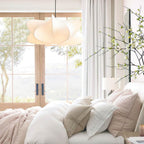 Beldenara Mulberry Silk Pendant Light-Moonnatur