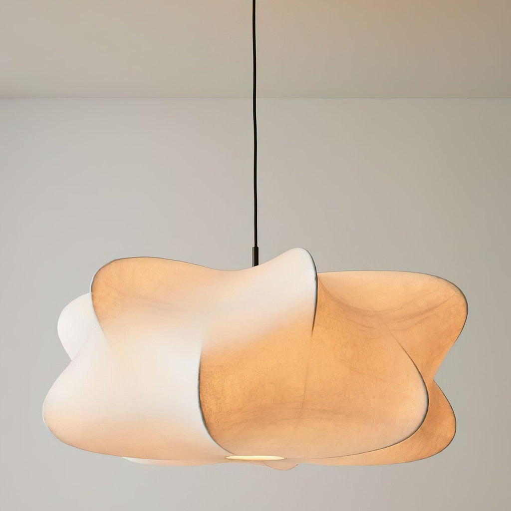 Beldenara Mulberry Silk Pendant Light-Moonnatur