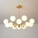 Embrune Glass Chandelier-Moonnatur