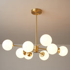 Embrune Glass Chandelier-Moonnatur