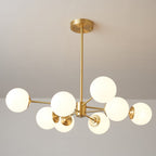 Embrune Glass Chandelier-Moonnatur