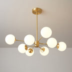 Embrune Glass Chandelier-Moonnatur