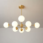 Embrune Glass Chandelier-Moonnatur