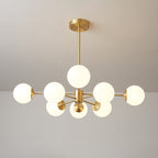 Embrune Glass Chandelier-Moonnatur