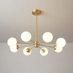 Embrune Glass Chandelier-Moonnatur