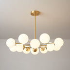 Embrune Glass Chandelier-Moonnatur
