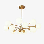 Embrune Glass Chandelier-Moonnatur