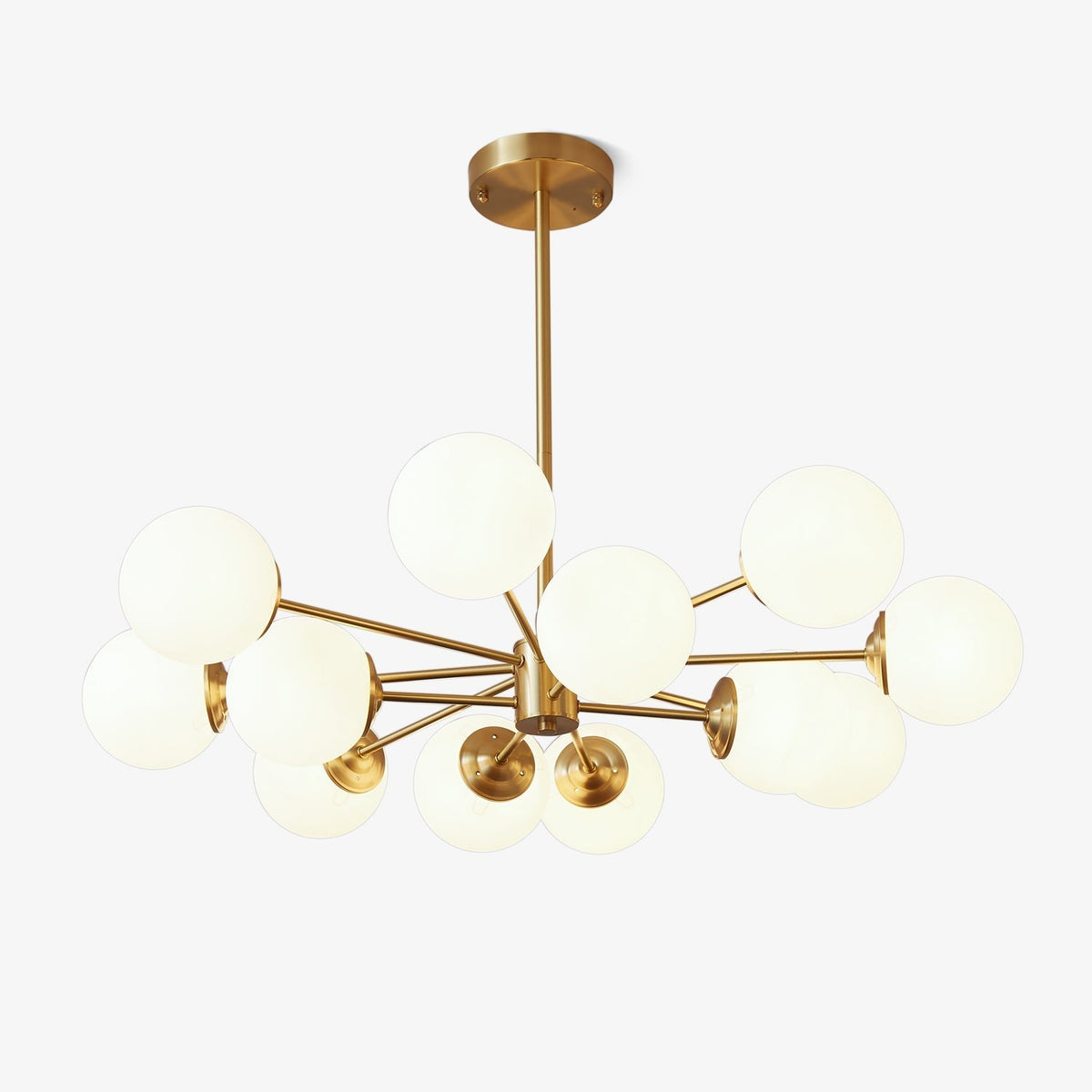 Embrune Glass Chandelier-Moonnatur