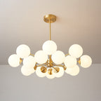 Embrune Glass Chandelier-Moonnatur