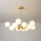 Embrune Glass Chandelier-Moonnatur