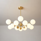 Embrune Glass Chandelier-Moonnatur