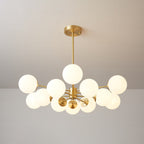 Embrune Glass Chandelier-Moonnatur