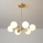 Embrune Glass Chandelier-Moonnatur