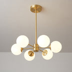 Embrune Glass Chandelier-Moonnatur