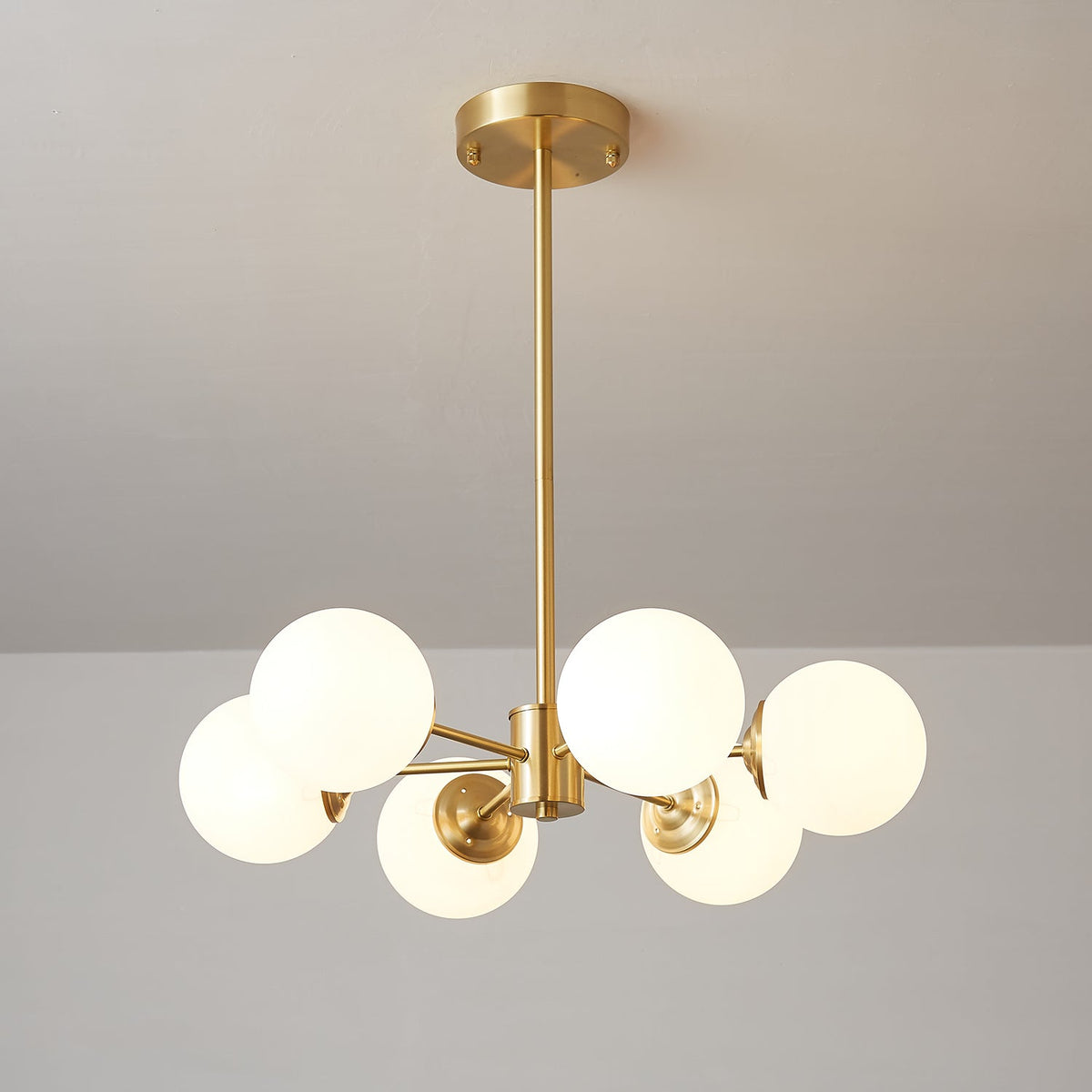 Embrune Glass Chandelier-Moonnatur