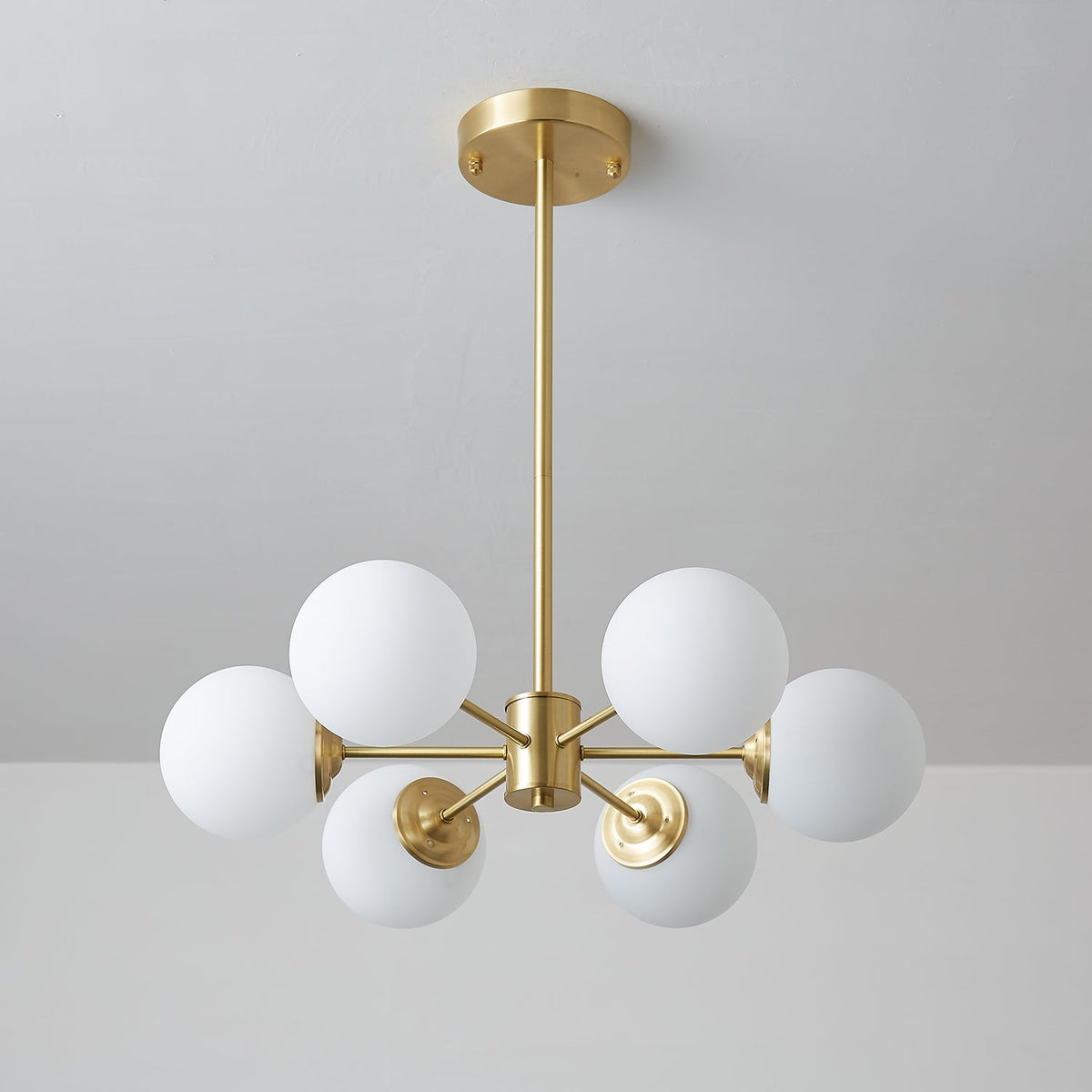 Embrune Glass Chandelier-Moonnatur