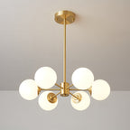 Embrune Glass Chandelier-Moonnatur