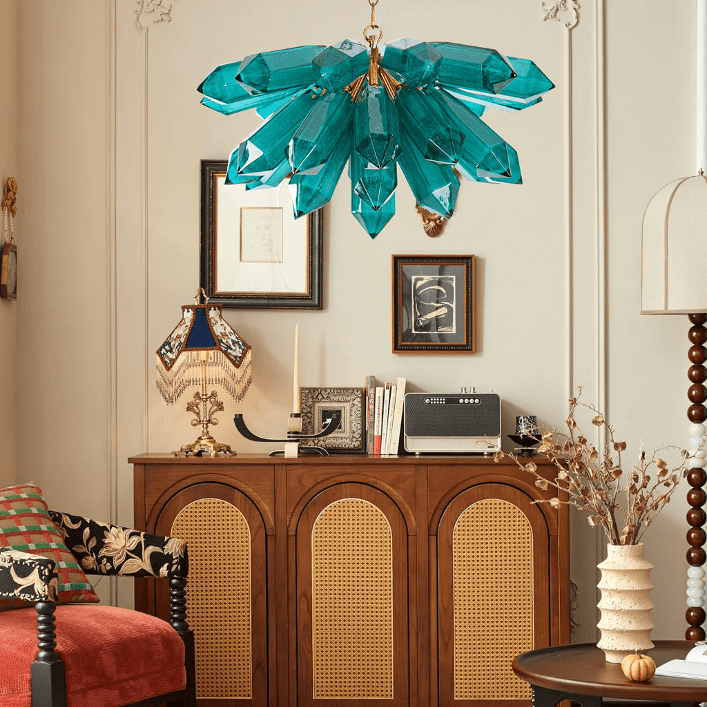 Galdenelis Glass Chandelier-Moonnatur