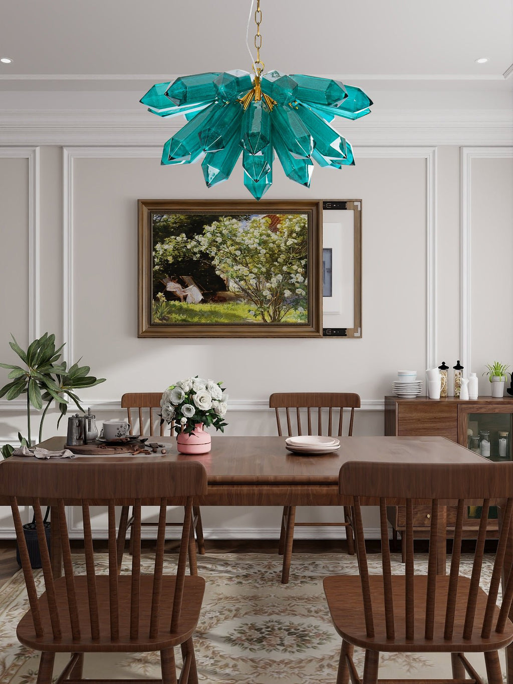 Galdenelis Glass Chandelier-Moonnatur
