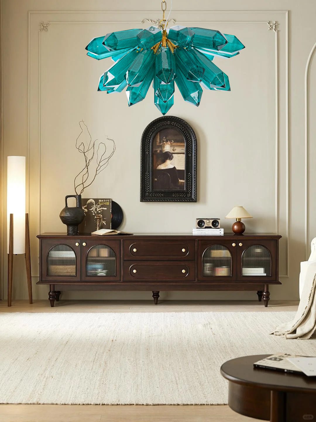 Galdenelis Glass Chandelier-Moonnatur