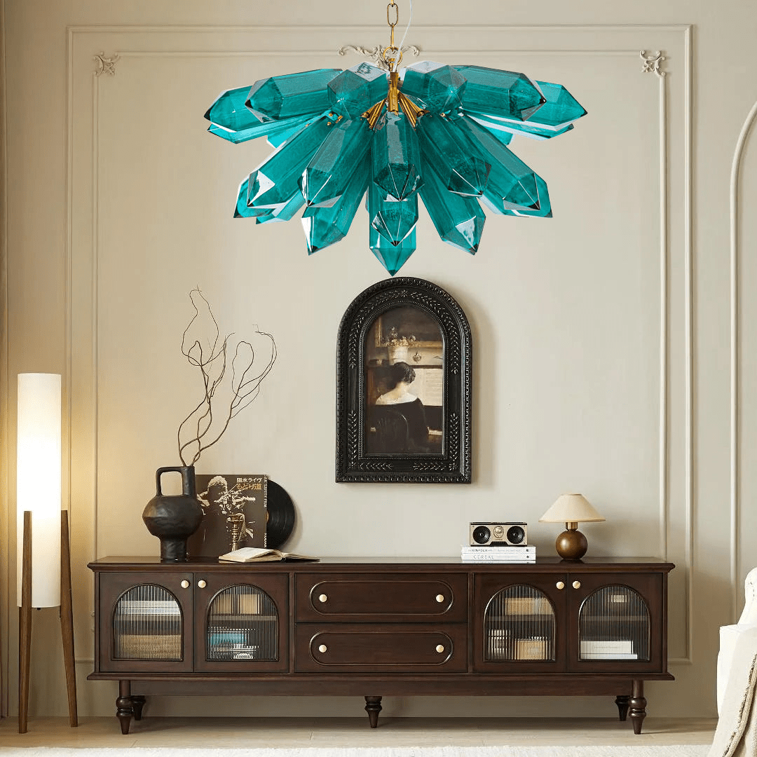 Galdenelis Glass Chandelier-Moonnatur