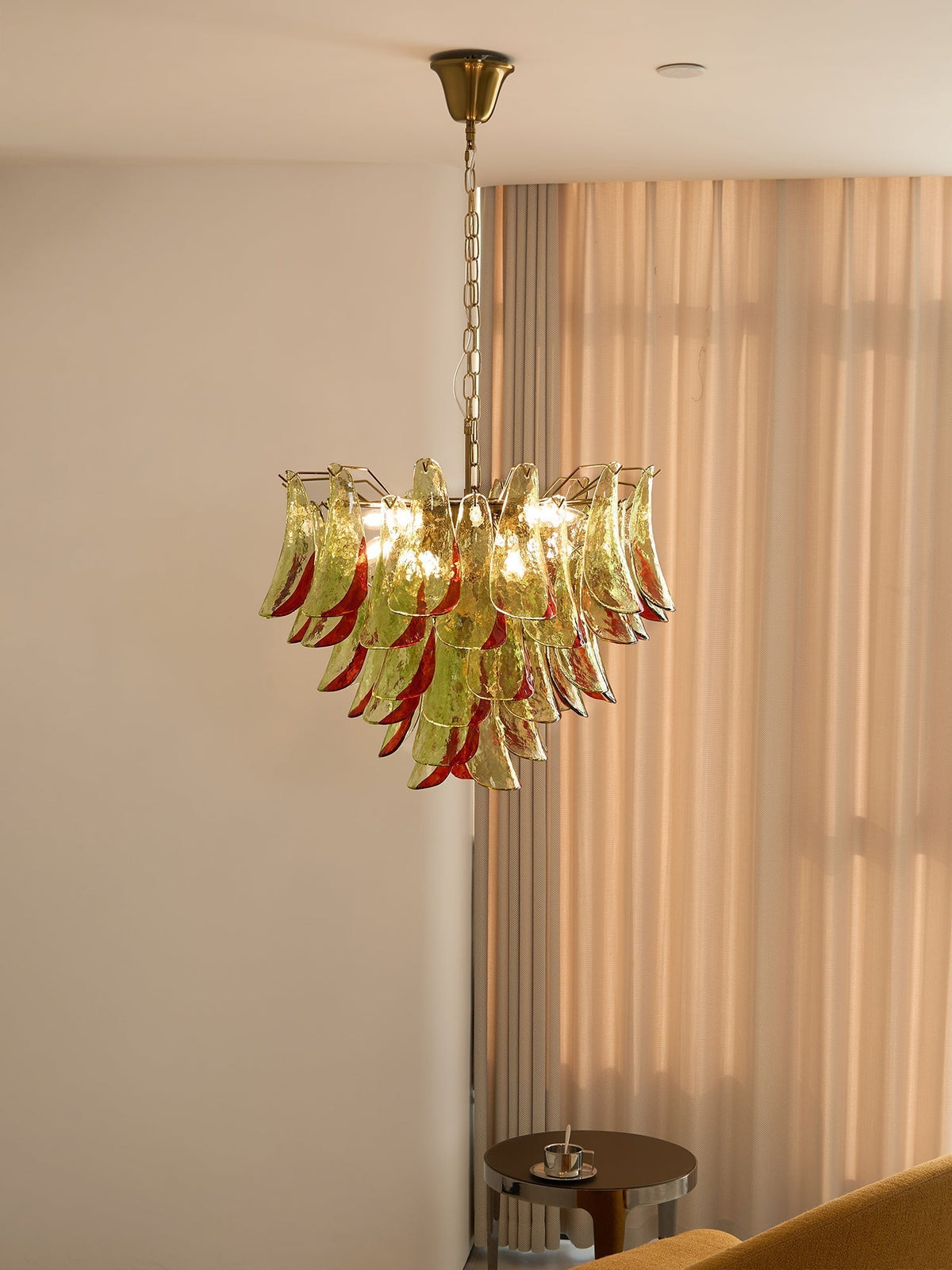 Ulenwyn Glass Chandelier-Moonnatur