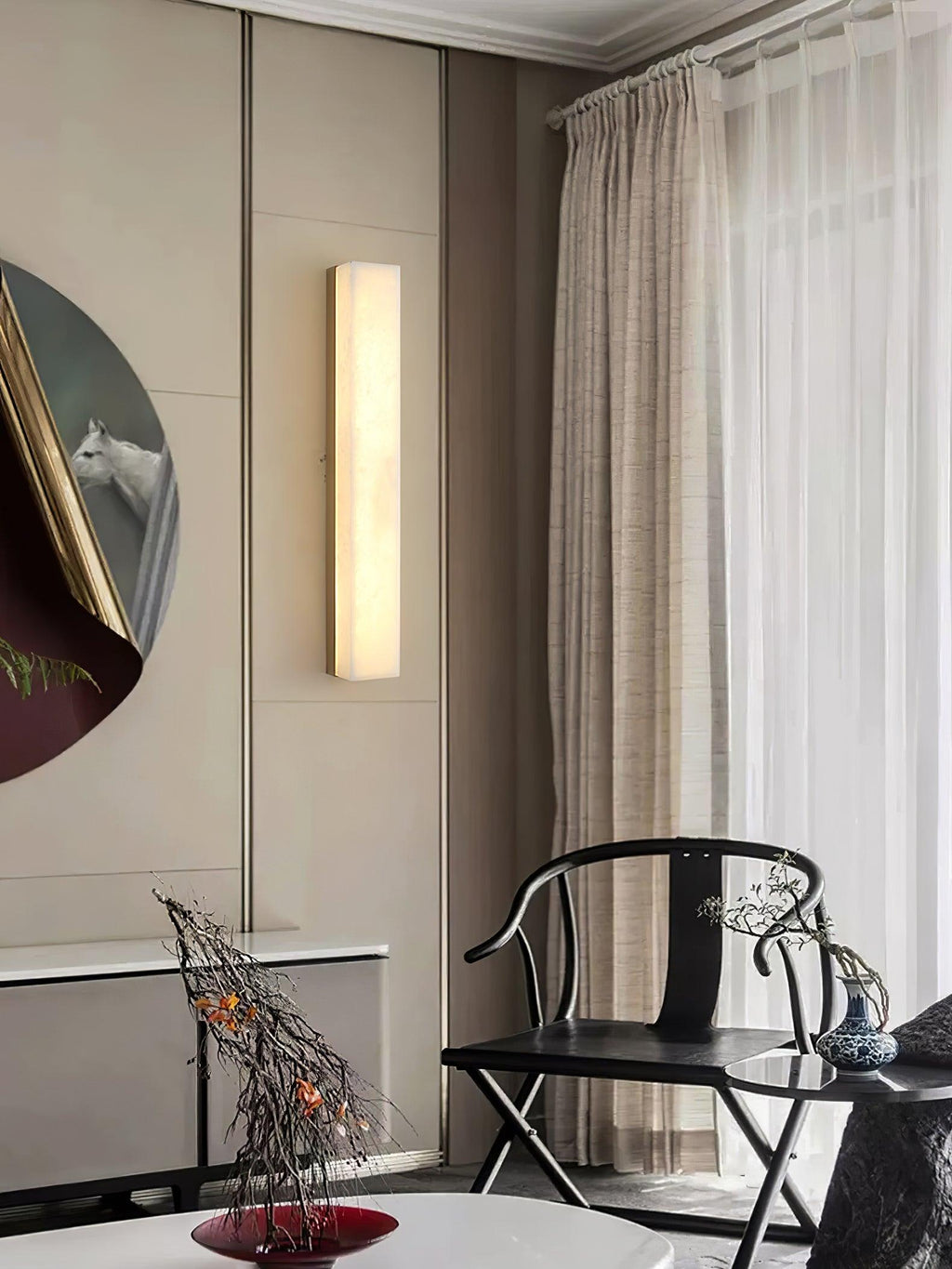 Galdeneris Alabaster Wall Light-Moonnatur