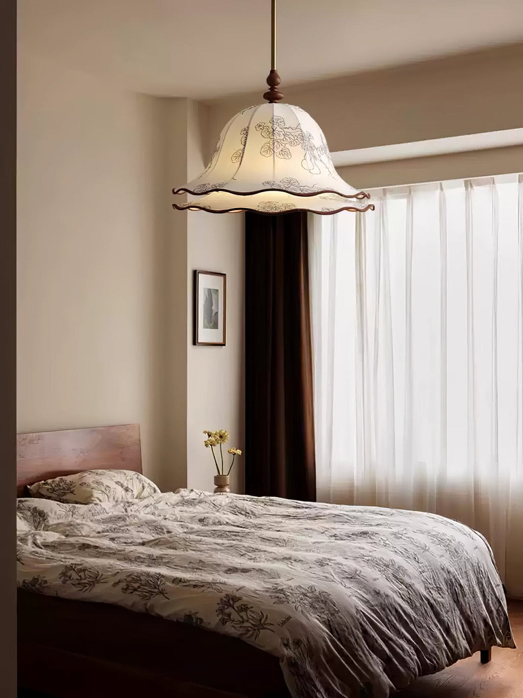 Torava Fabric Pendant Lamp-Moonnatur