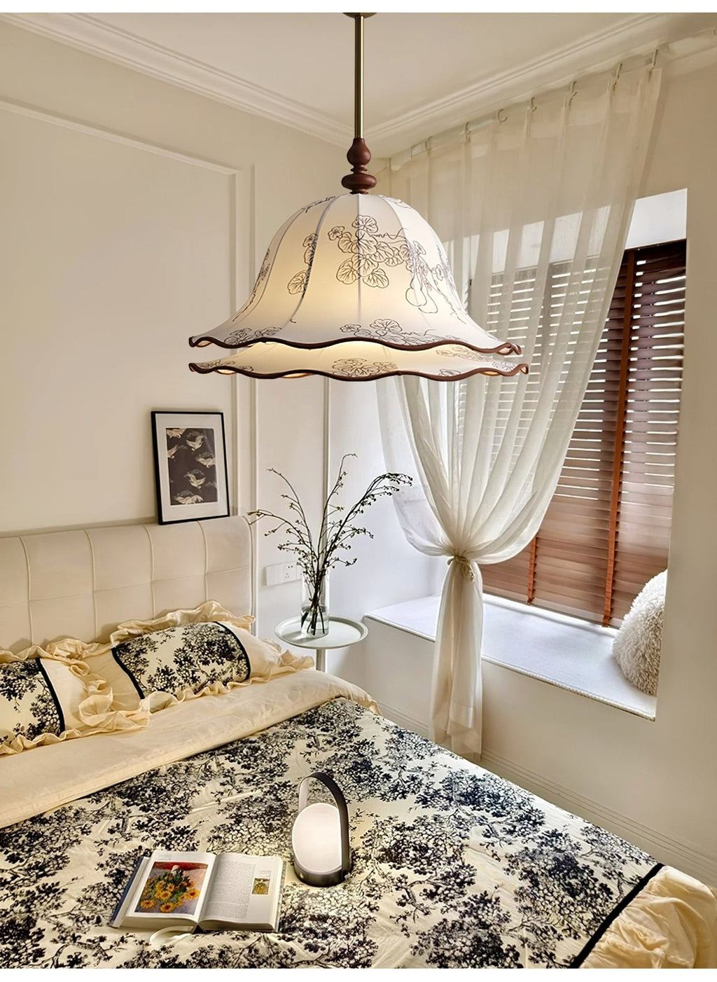 Torava Fabric Pendant Lamp-Moonnatur