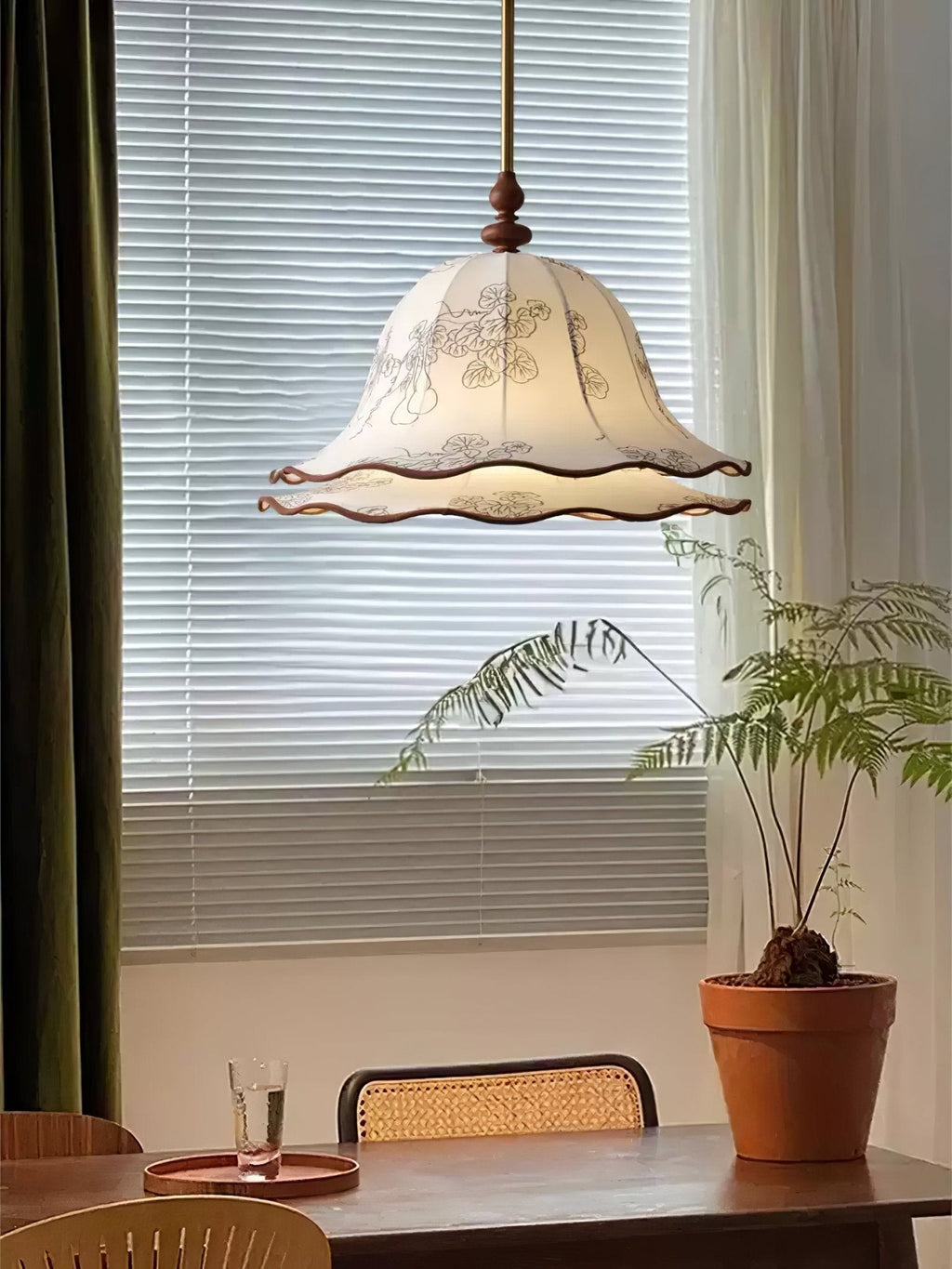 Torava Fabric Pendant Lamp-Moonnatur
