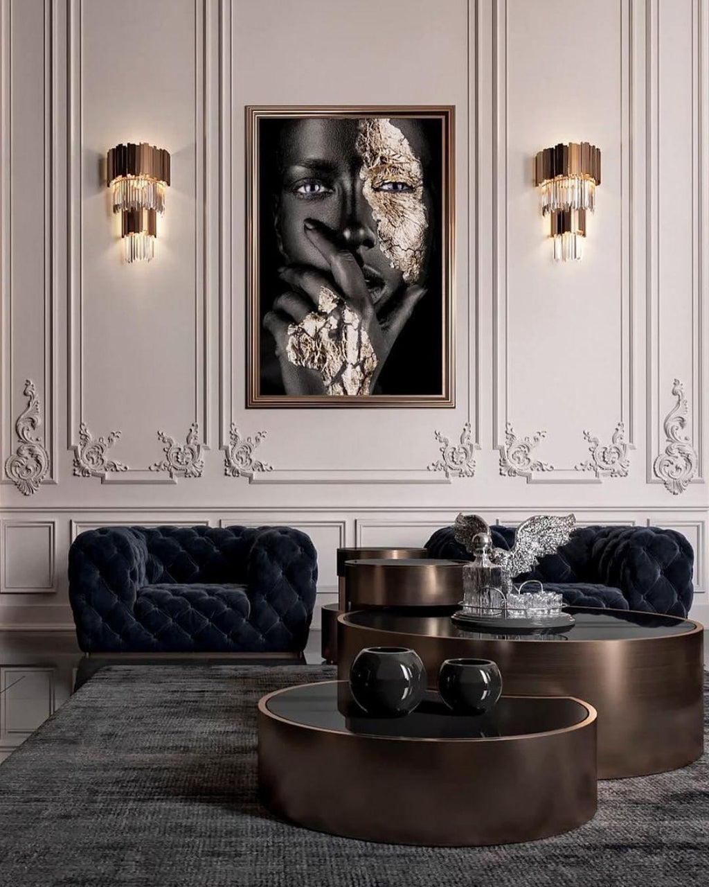 Uvellia Crystal Wall Lamp-Moonnatur