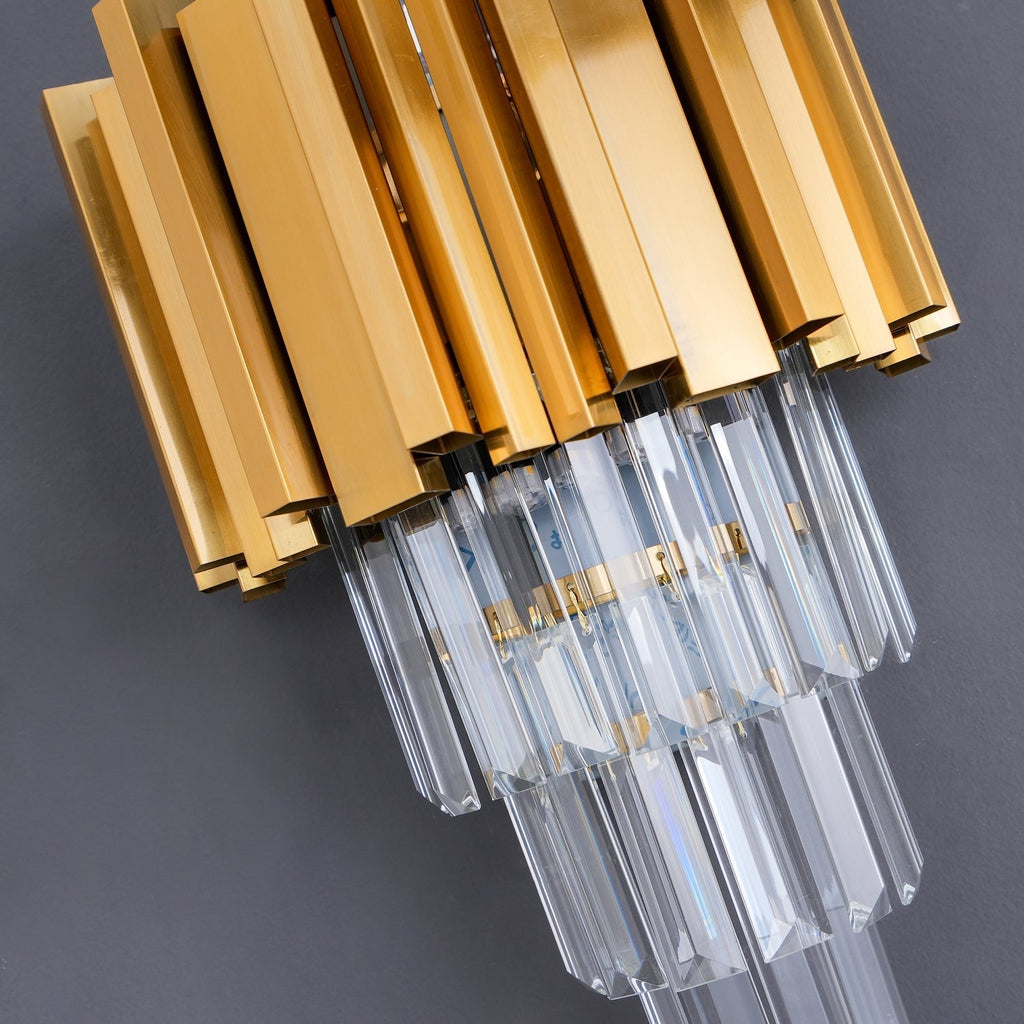 Uvellia Crystal Wall Lamp-Moonnatur