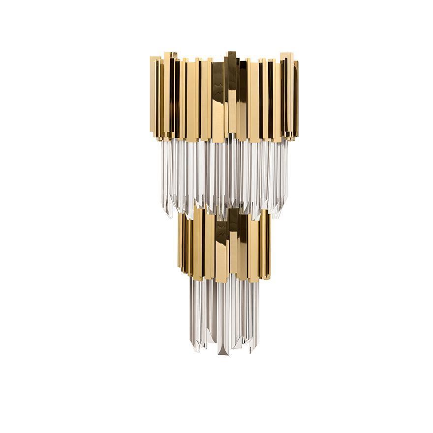 Uvellia Crystal Wall Lamp-Moonnatur