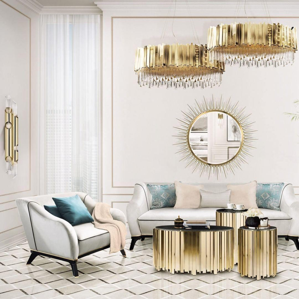 Harlune Crystal Chandelier-Moonnatur