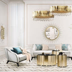 Harlune Crystal Chandelier-Moonnatur