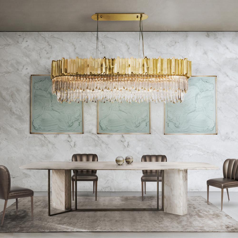 Harlune Crystal Chandelier-Moonnatur