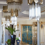 Harlune Crystal Chandelier-Moonnatur
