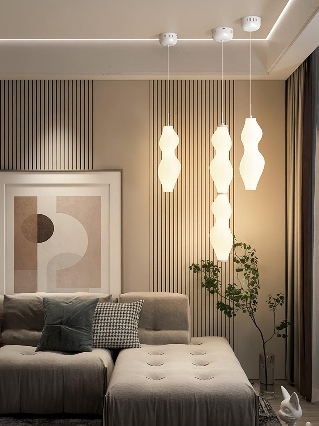 Osenara Polyethylene Pendant Light-Moonnatur