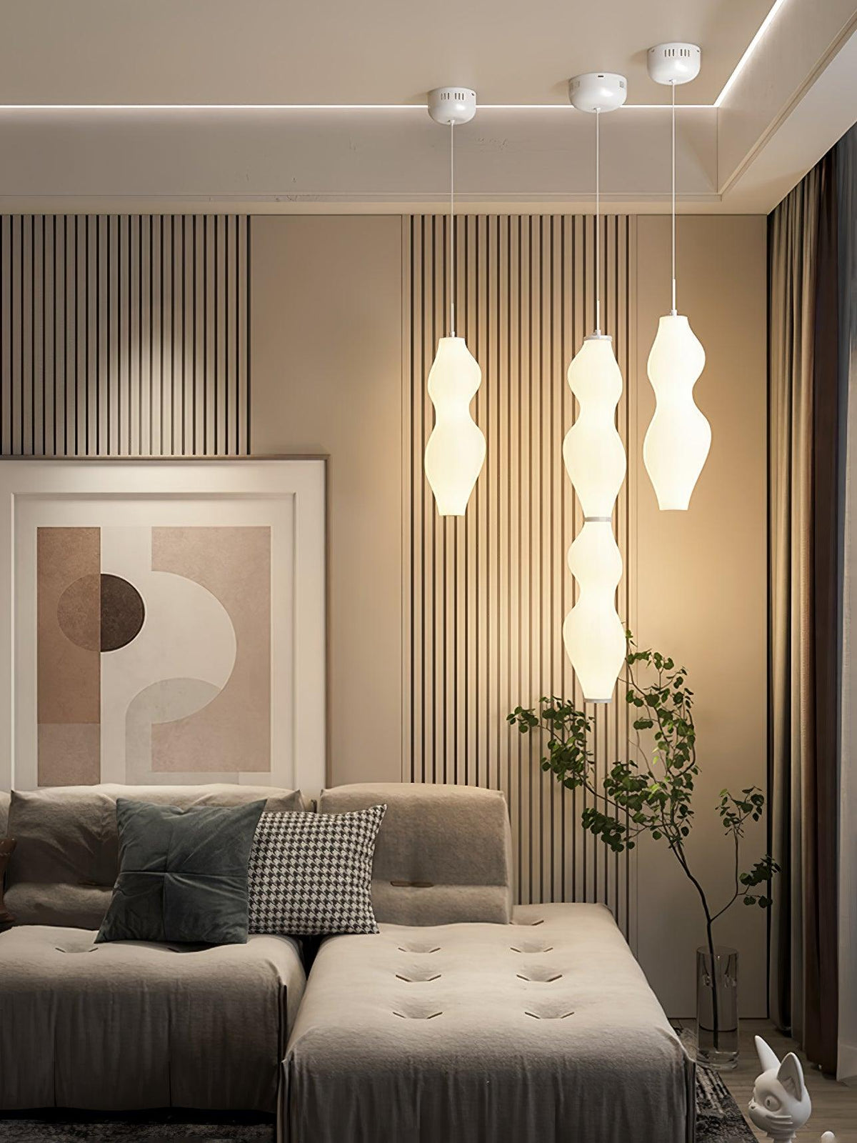 Osenara Polyethylene Pendant Light-Moonnatur