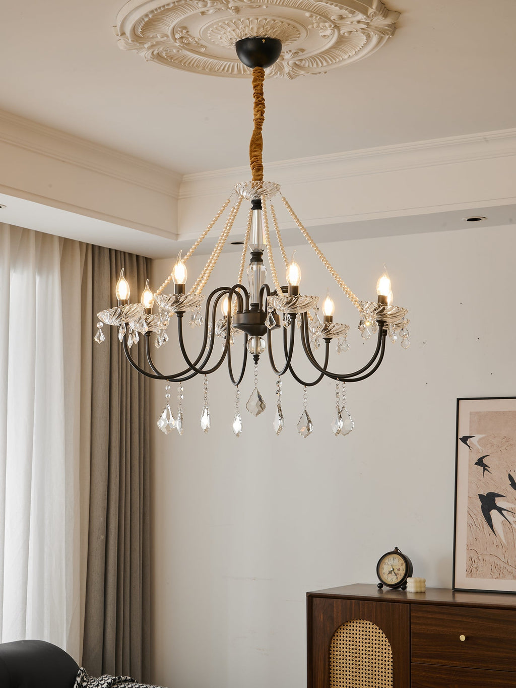 Selora Crystal Chandelier-Moonnatur