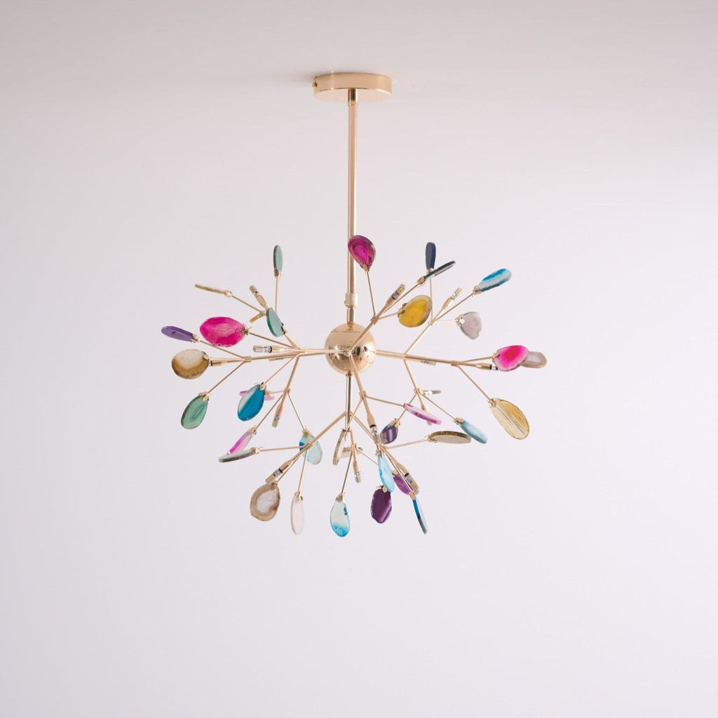 Dunselholm Agate Chandelier-Moonnatur