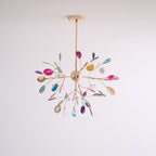 Dunselholm Agate Chandelier-Moonnatur