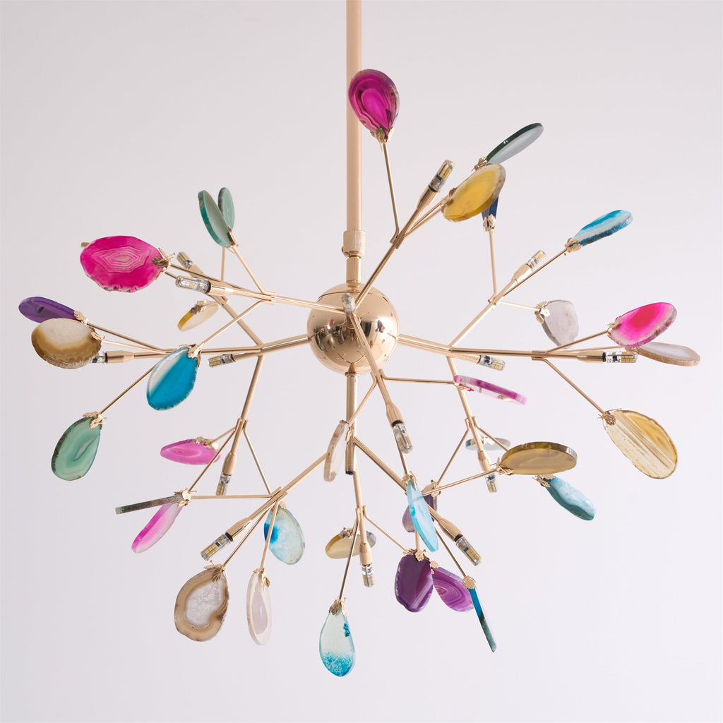Dunselholm Agate Chandelier-Moonnatur