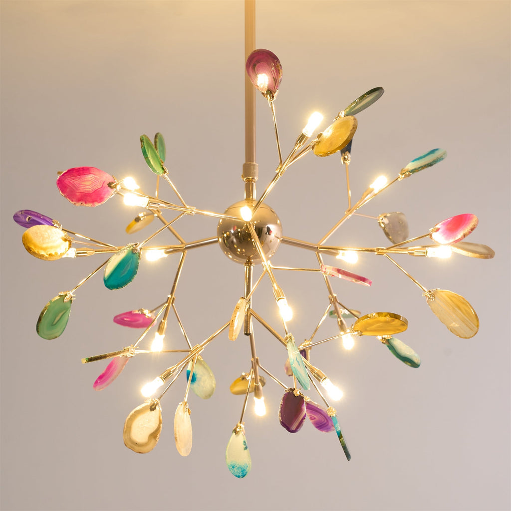 Dunselholm Agate Chandelier-Moonnatur