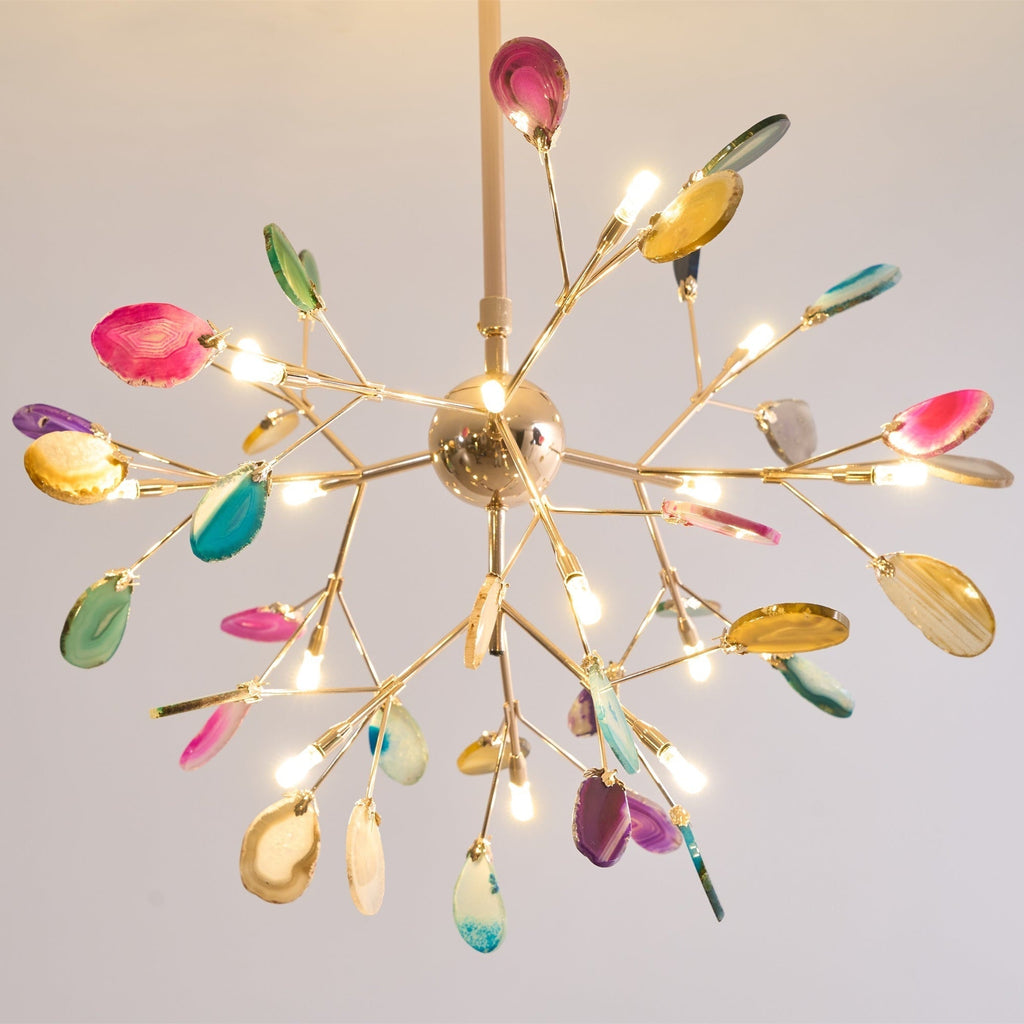 Dunselholm Agate Chandelier-Moonnatur