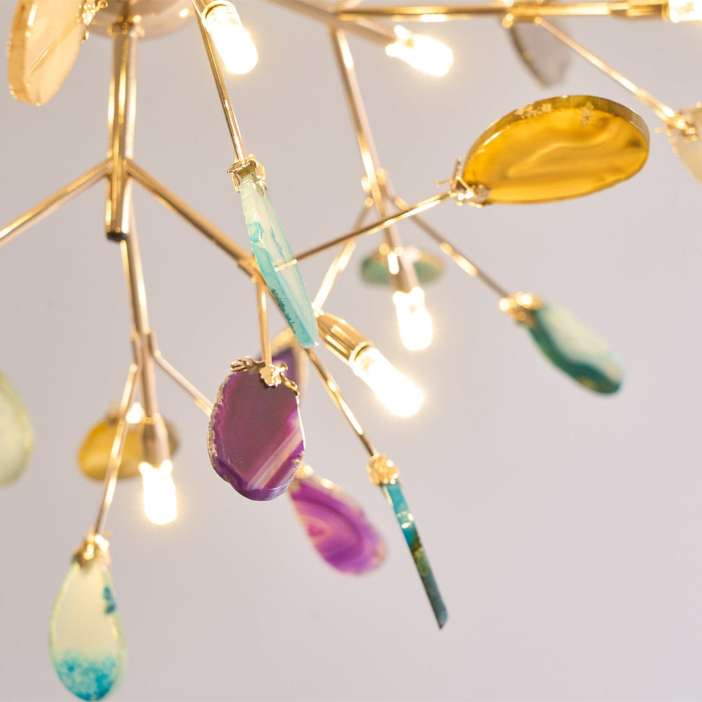 Dunselholm Agate Chandelier-Moonnatur