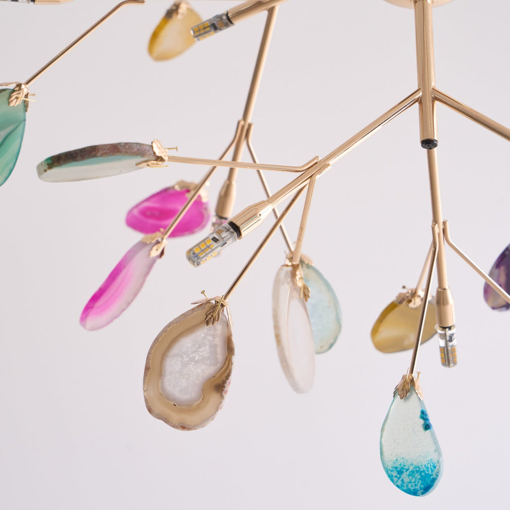Dunselholm Agate Chandelier-Moonnatur