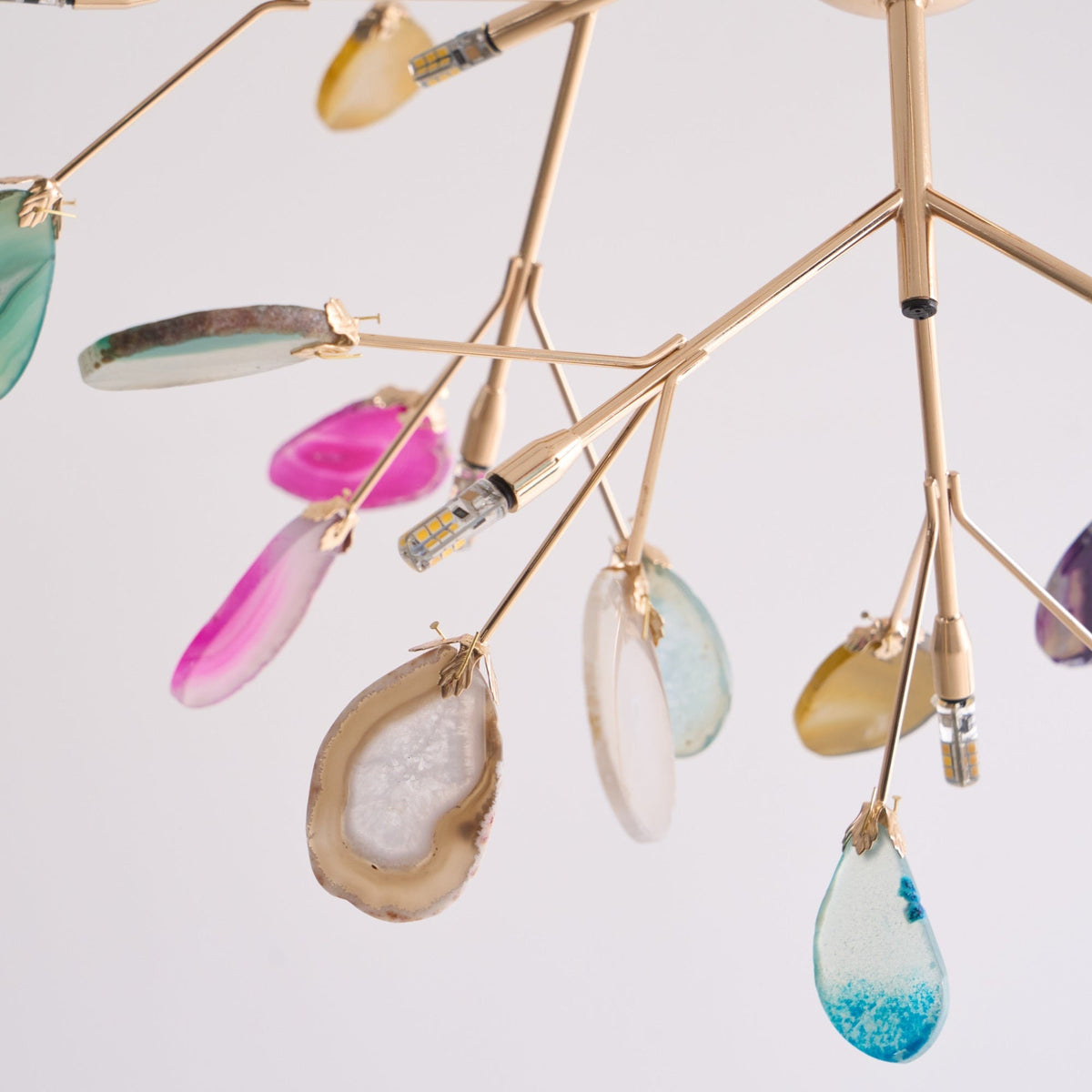 Dunselholm Agate Chandelier-Moonnatur