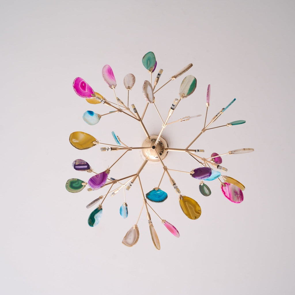 Dunselholm Agate Chandelier-Moonnatur