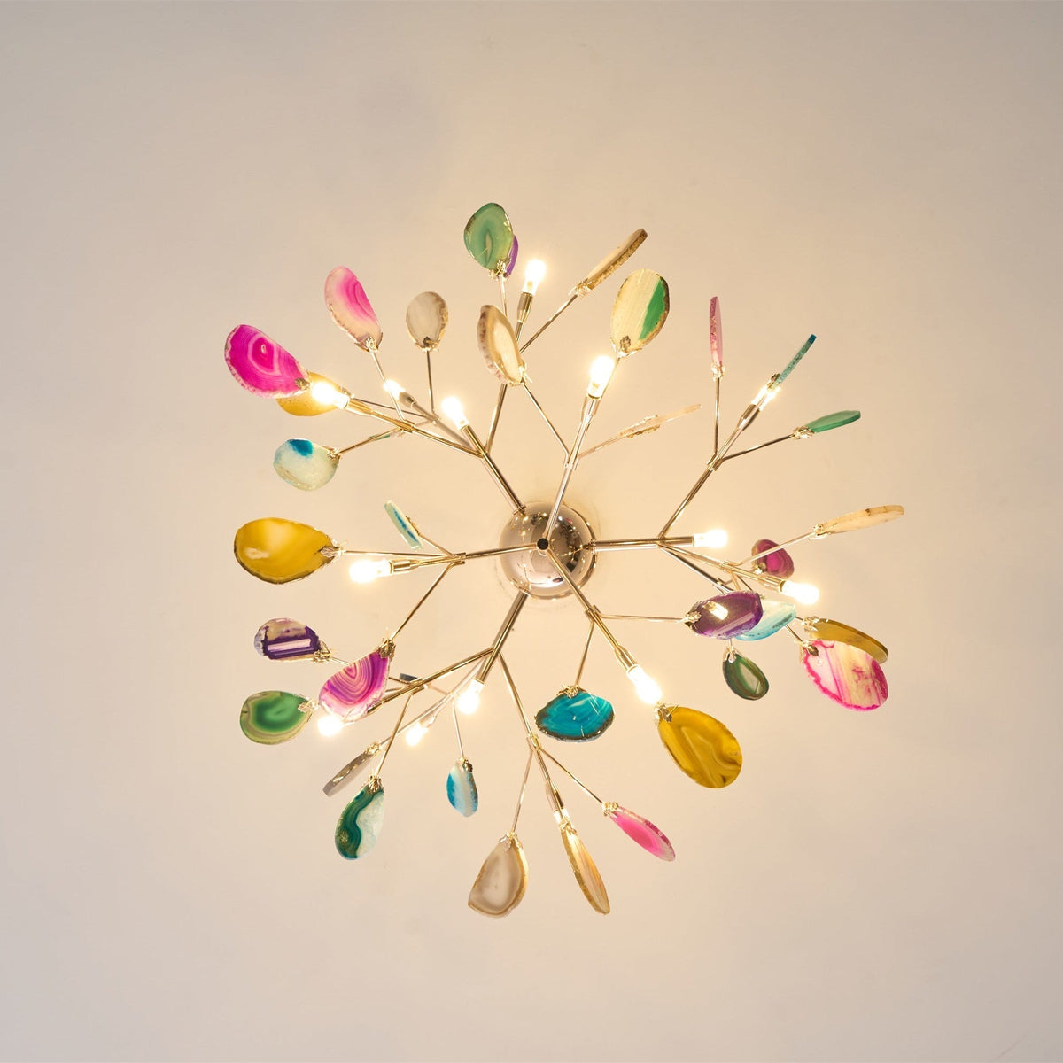 Dunselholm Agate Chandelier-Moonnatur